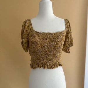 Bohme mid cut daisy blouse